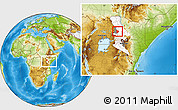 Physical Location Map of SIGOR, highlighted parent region, highlighted grandparent region, within the entire country