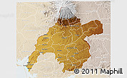 Physical 3D Map of WESTERN, lighten