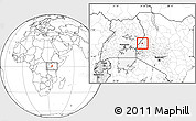 Blank Location Map of KIMILILI
