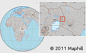 Gray Location Map of KIMILILI