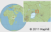 Savanna Style Location Map of KIMILILI