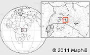 Blank Location Map of BUDALANGI