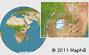 Satellite Location Map of BUDALANGI