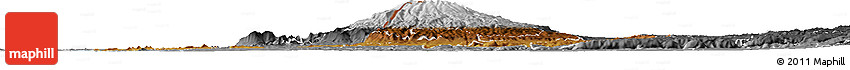 Physical Horizon Map of WESTERN, desaturated