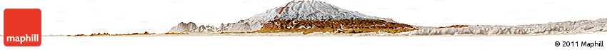 Physical Horizon Map of WESTERN, lighten