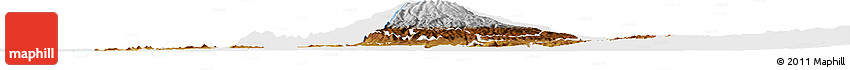 Physical Horizon Map of WESTERN, single color outside