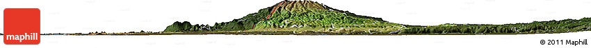Satellite Horizon Map of WESTERN, darken