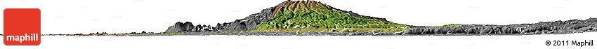 Satellite Horizon Map of WESTERN, desaturated Satellite Horizon Map of WESTERN, desaturated
