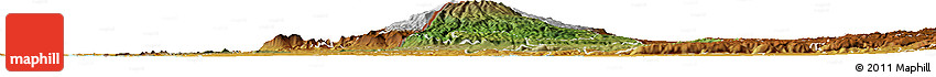 Satellite Horizon Map of WESTERN, physical outside