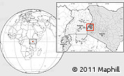 Blank Location Map of MUMIAS, highlighted country, highlighted grandparent region
