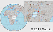 Gray Location Map of MUMIAS