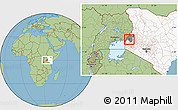 Savanna Style Location Map of MUMIAS, highlighted country, highlighted grandparent region