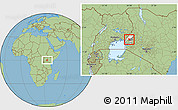 Savanna Style Location Map of MUMIAS, highlighted parent region, highlighted grandparent region