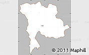 Gray Simple Map of MUMIAS, cropped outside