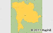 Savanna Style Simple Map of MUMIAS, single color outside