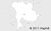 Silver Style Simple Map of MUMIAS