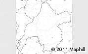 Blank Simple Map of WESTERN, no labels