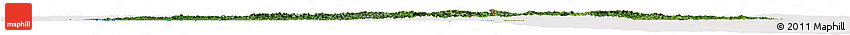 Satellite Horizon Map of North Korea, cropped outside