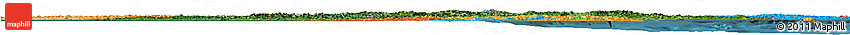 Satellite Horizon Map of North Korea, political outside, satellite sea