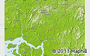 Physical Map of Kaesong