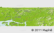 Physical Panoramic Map of Kaesong