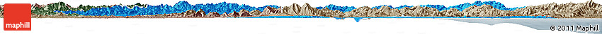Political Horizon Map of Kangwon, semi-desaturated