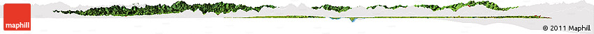 Satellite Horizon Map of Kangwon, cropped outside