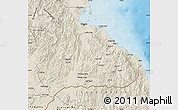 Shaded Relief Map of Kangwon