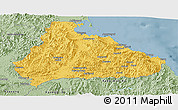 Savanna Style Panoramic Map of Kangwon