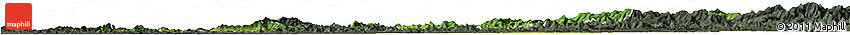 Satellite Horizon Map of Pyongyang, darken, semi-desaturated