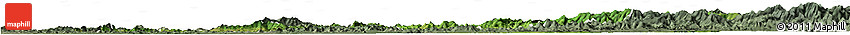 Satellite Horizon Map of Pyongyang, semi-desaturated