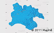 Political Map of Pyongyang, cropped outside
