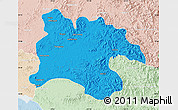 Political Map of Pyongyang, lighten