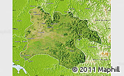 Satellite Map of Pyongyang, physical outside