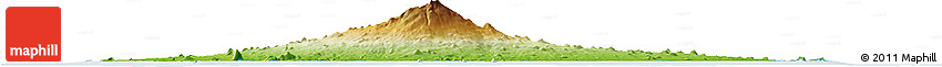 Physical Horizon Map of Cheju-Do, lighten