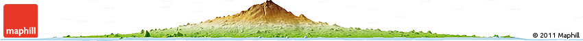 Physical Horizon Map of Cheju-Do, political outside