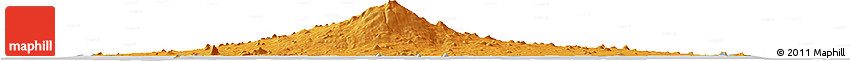 Political Horizon Map of Cheju-Do, desaturated
