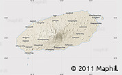 Shaded Relief Map of Cheju-Do, cropped outside