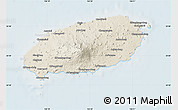 Shaded Relief Map of Cheju-Do, lighten