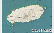 Shaded Relief Map of Cheju-Do, satellite outside