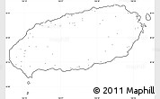 Blank Simple Map of Cheju-Do, no labels