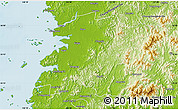 Physical Map of Chollabuk-Do