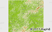 Physical 3D Map of Chungchongbuk-Do