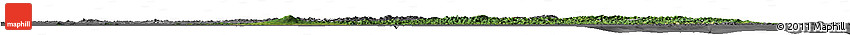 Satellite Horizon Map of South Korea, desaturated