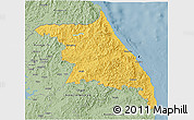 Savanna Style 3D Map of Kang-Won-Do