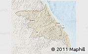 Shaded Relief 3D Map of Kang-Won-Do, lighten