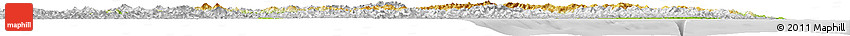 Physical Horizon Map of Kang-Won-Do, lighten, desaturated
