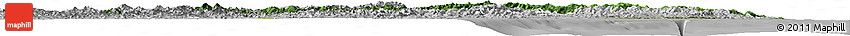 Satellite Horizon Map of Kang-Won-Do, lighten, desaturated