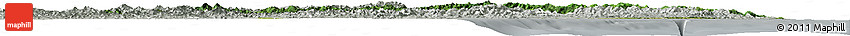 Satellite Horizon Map of Kang-Won-Do, lighten, semi-desaturated