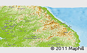 Physical Panoramic Map of Kang-Won-Do